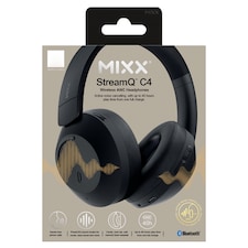Mixx StreamQ C4 Ear ANC Wireless Headphones Black