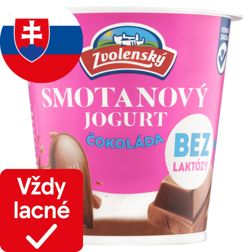 obrázok 1 z Zvolenský Smotanový jogurt čokoláda bez laktózy 145 g