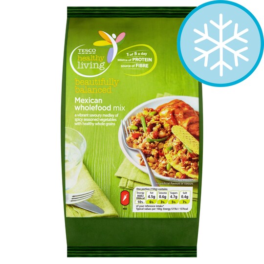 Tesco Healthy Living Mexican Whole Food Mix 500G Tesco Groceries