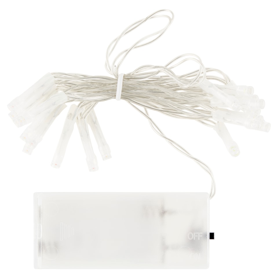 Obrázek 1 pro produkt Snow Meister SM2700 20 LED barevný světelný řetězec na baterie