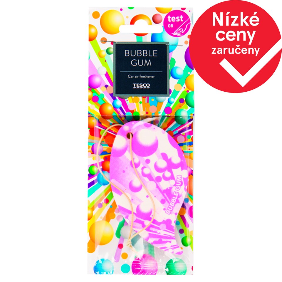 Tesco Závěsný osvěžovač vzduchu Bubble Gum