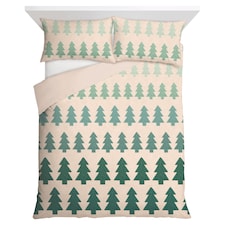 F&F Home Borg Christmas Tree Duvet Set King