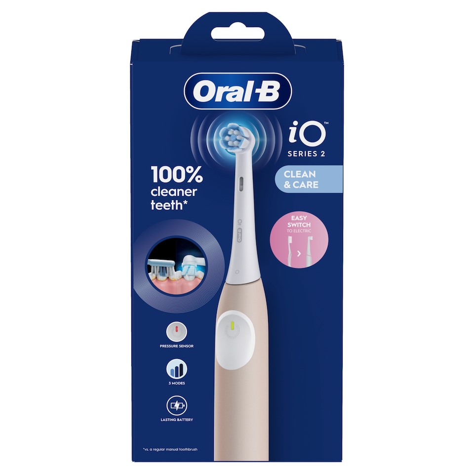 obrázok 1 z Oral-B iO 2 ružová elektrická zubná kefka