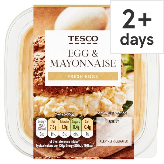 Tesco Egg Mayonnaise Sandwich Filler 450G Tesco Groceries