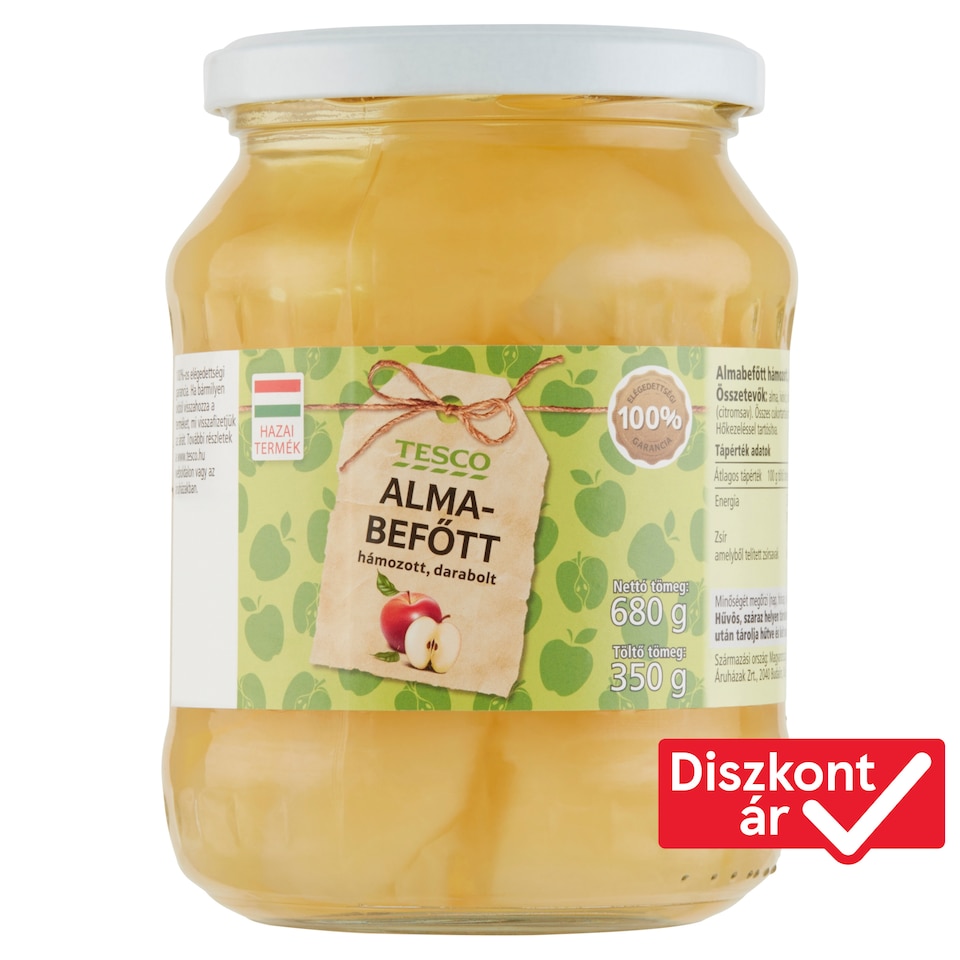 Tesco Tinned, Peeled, Chopped Apple 680 g