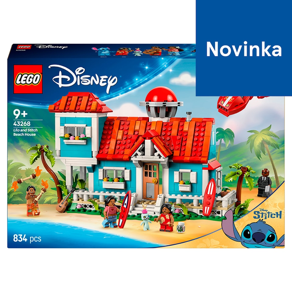 image 1 of LEGO Disney 43268 Lilo And Stitch Beach House