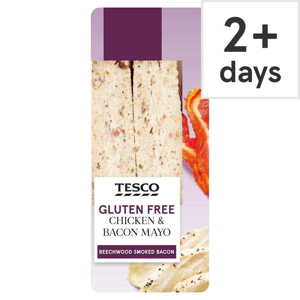 Tesco Gluten Free Chicken & Bacon Mayonnaise Sandwich