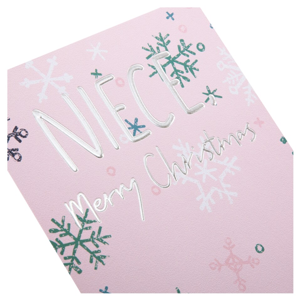 image 1 of Hallmark Christmas Card Niece Merry Christmas