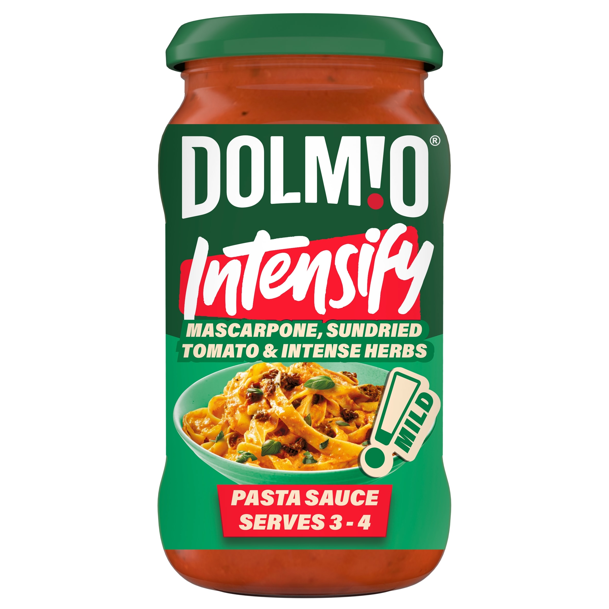 Dolmio Intensify Pasta Sauce Mascarpone, Sundried Tomato & Intense Herbs 400g