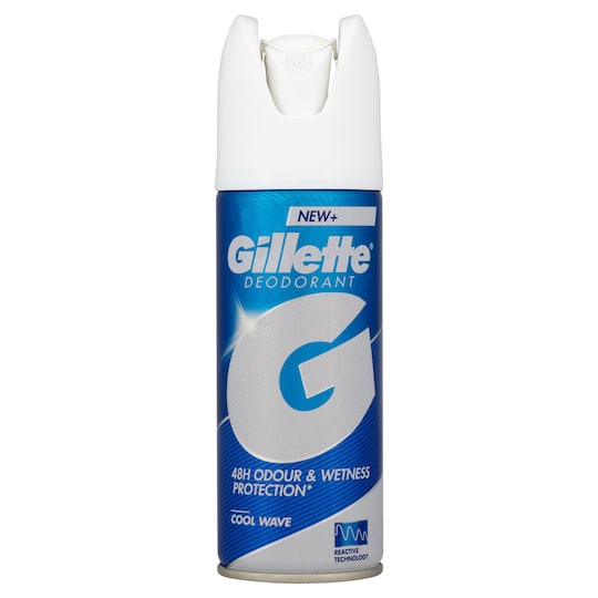 Gillette Antiperspirant Deodorant Spray Cool Wave 150Ml Tesco Groceries
