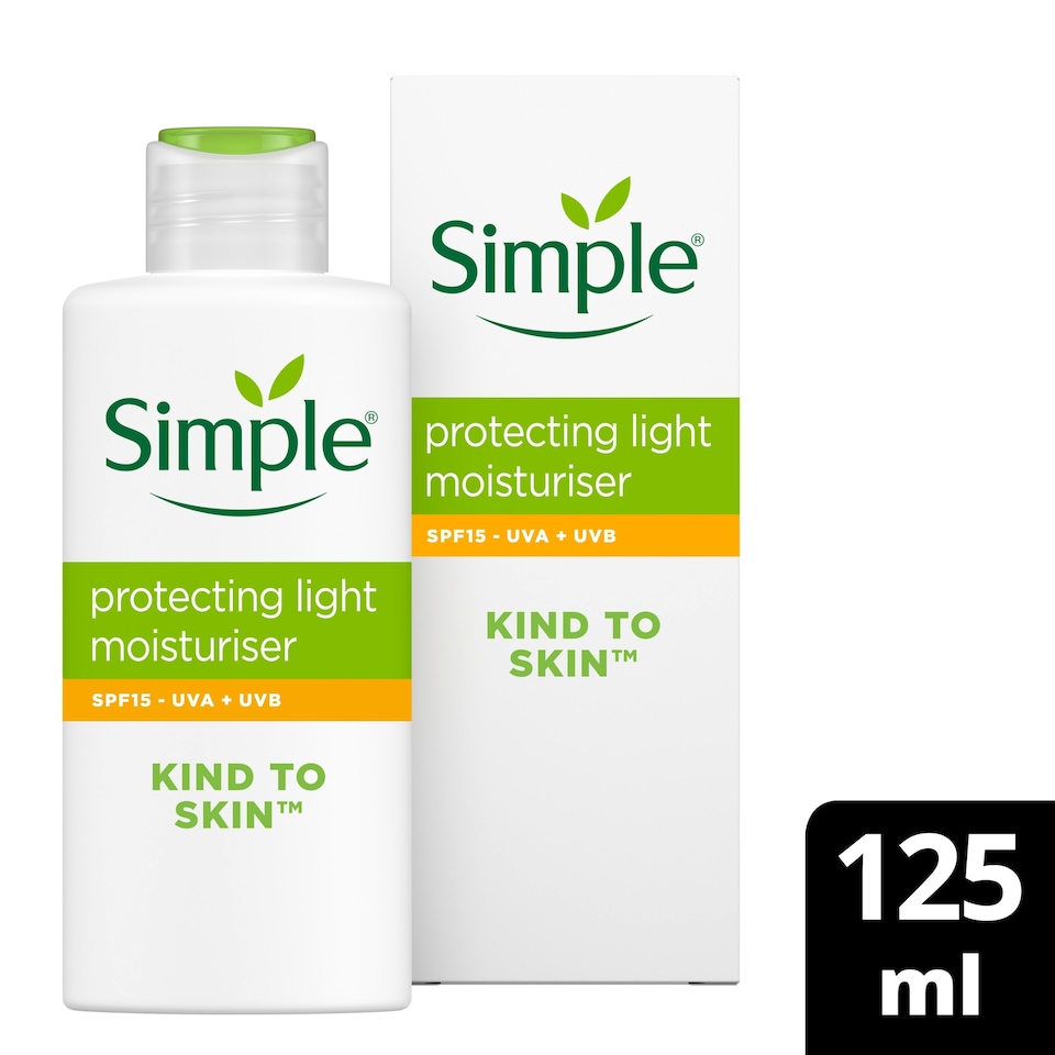 image 1 of Simple Kind To Skin Protecting Light Moisturiser Spf 15 125Ml