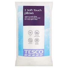 Tesco Soft Touch Pillow 2 Pack (Soft)