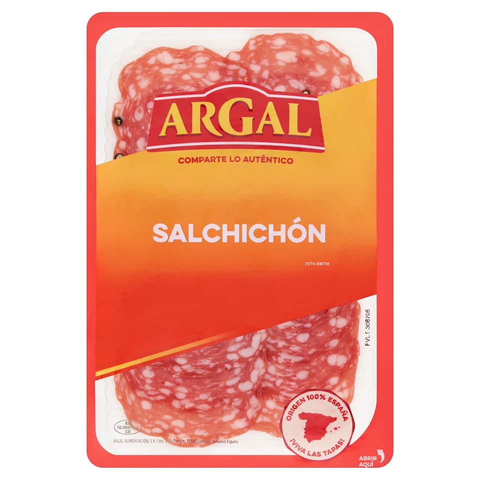 Argal Salchichon Salami slices 80g 