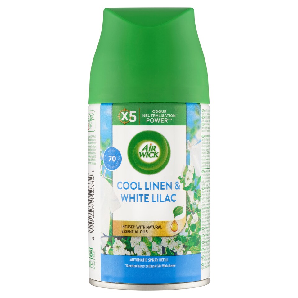 image 1 of Air Wick Freshmatic Automatic Spray Refill Cool Linen & White Lilac 250 ml