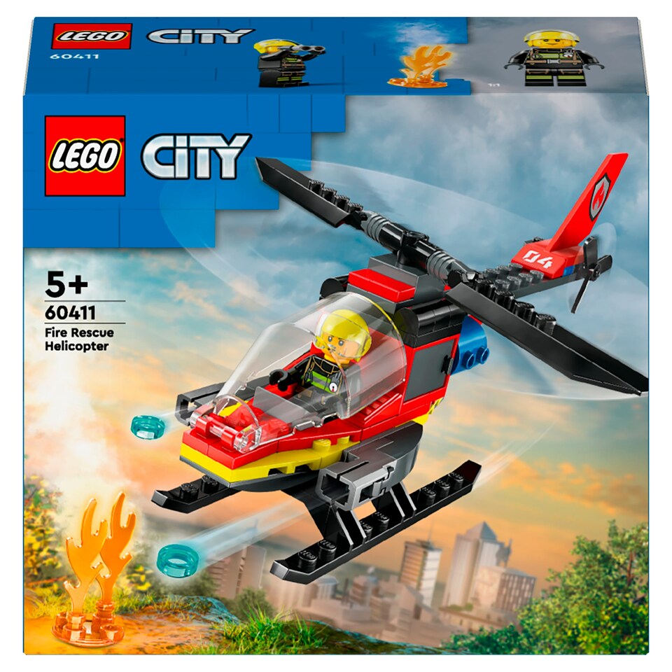 image 1 of LEGO City 60411 Fire Rescue Helicopter
