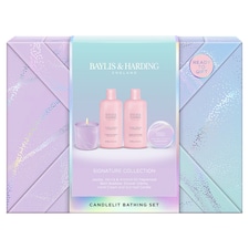 Baylis & Harding Jojoba, Vanilla & Almond Oil Candlelit Bathing Set