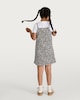 image 3 of F&F Girls Cotton Rich Leopard Print Layered Dress in Multi