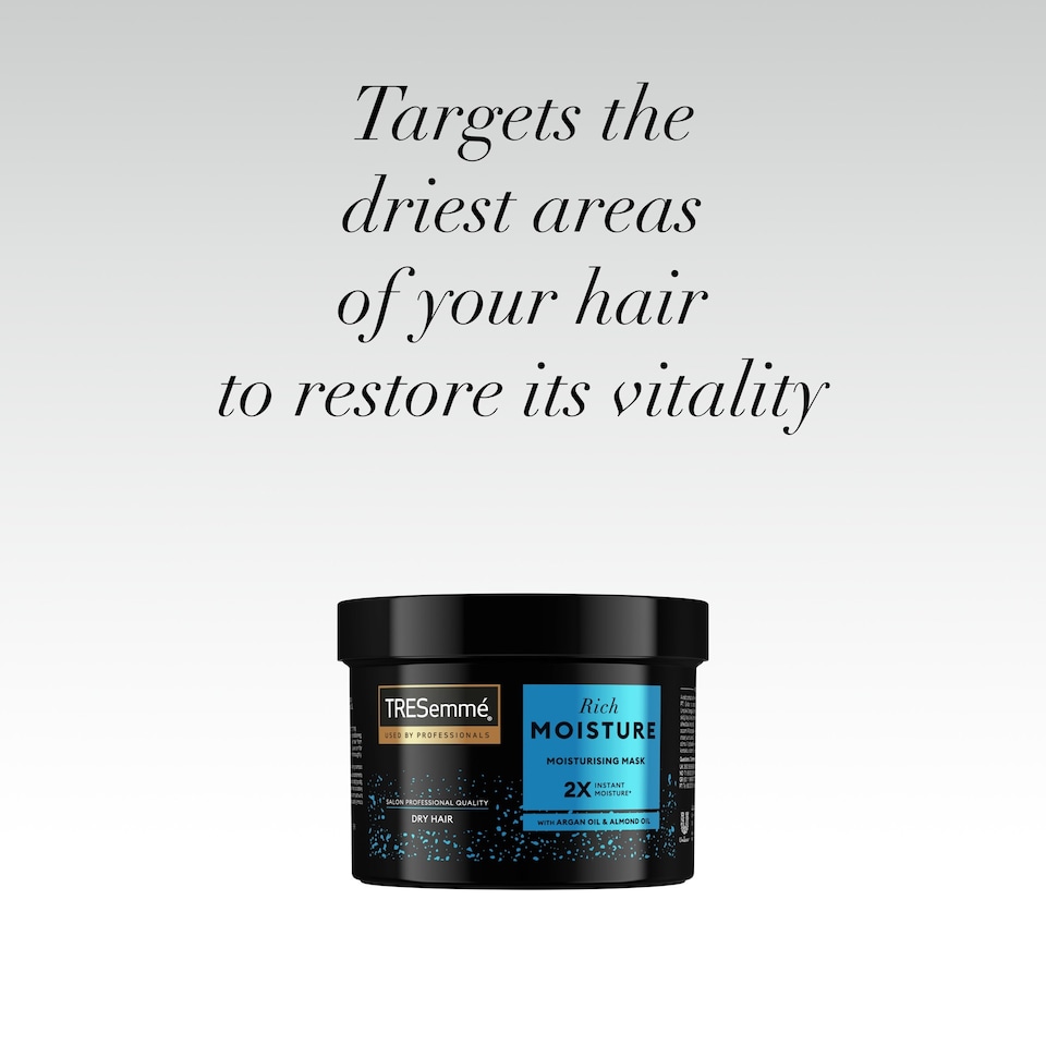image 1 of Tresemme Rich Moisture Hair Mask with Argan & Almond Oil 440ml