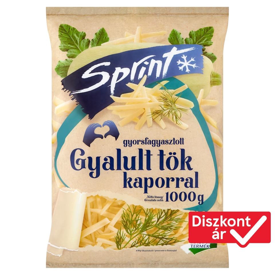Sprint Quick-Frozen Shredded Pumpkin with Dill 1000 g