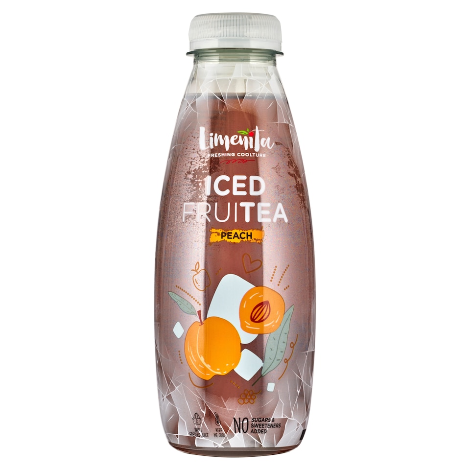 image 1 of Limeñita Iced FruiTea Peach Drink with Fruit Juices and Black Tea Extract 500 ml