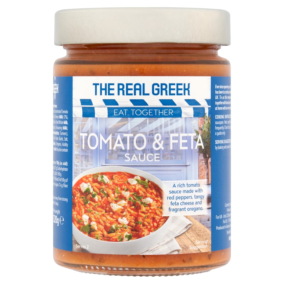 The Real Greek Tomato & Feta Sauce 320g