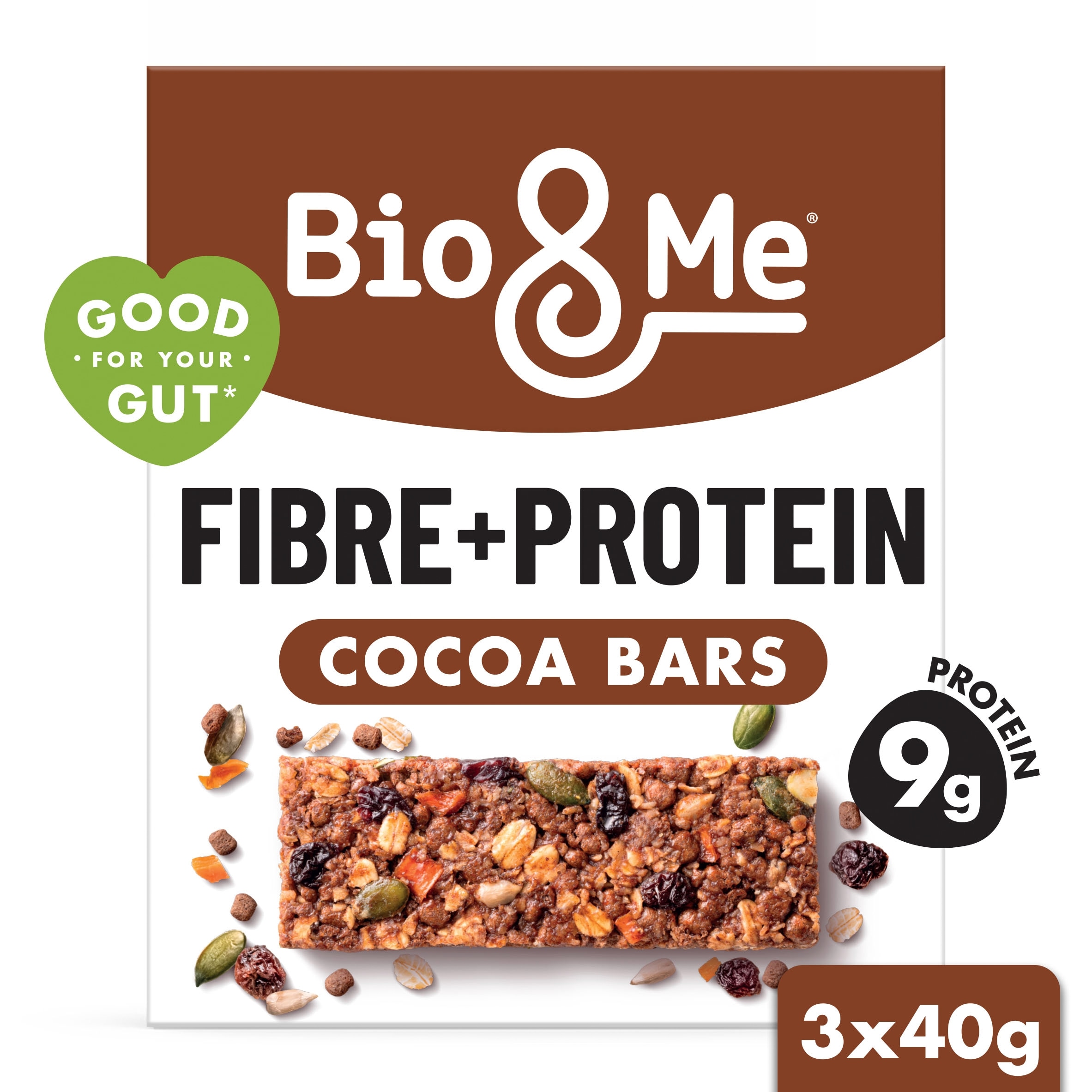 Bio&Me Cocoa Protein Bar 3 x 40g
