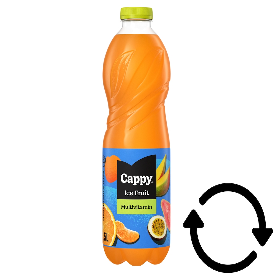 Cappy Ice Fruit Multivitamin szénsavmentes vegyesgyümölcs ital mangosztán ízesítéssel 1,5 l