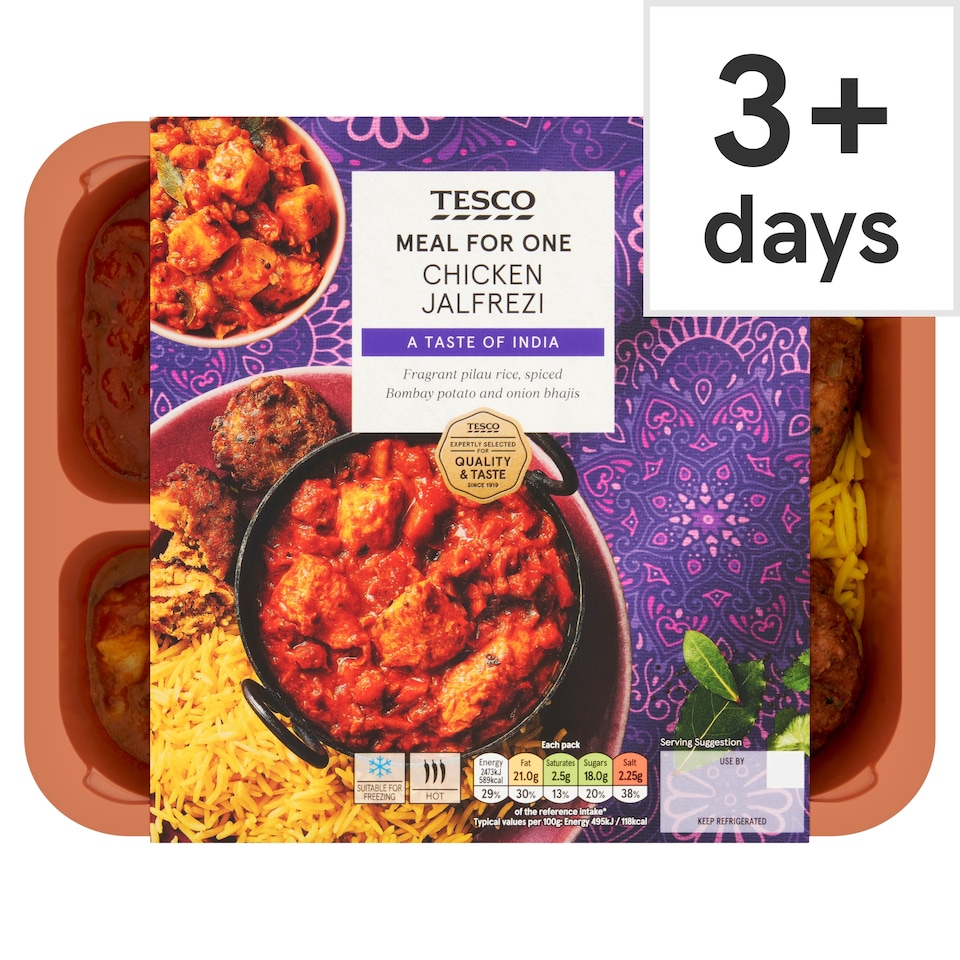 Tesco Meal For One Chicken Jalfrezi 500g