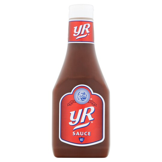 Yr Brown Sauce Original Squeezy Bottle 485G Tesco Groceries