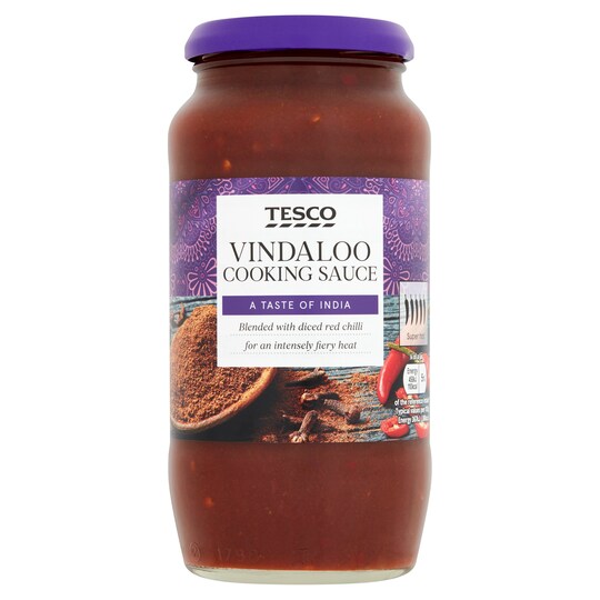 Tesco Vindaloo Cooking Sauce 500G Tesco Groceries