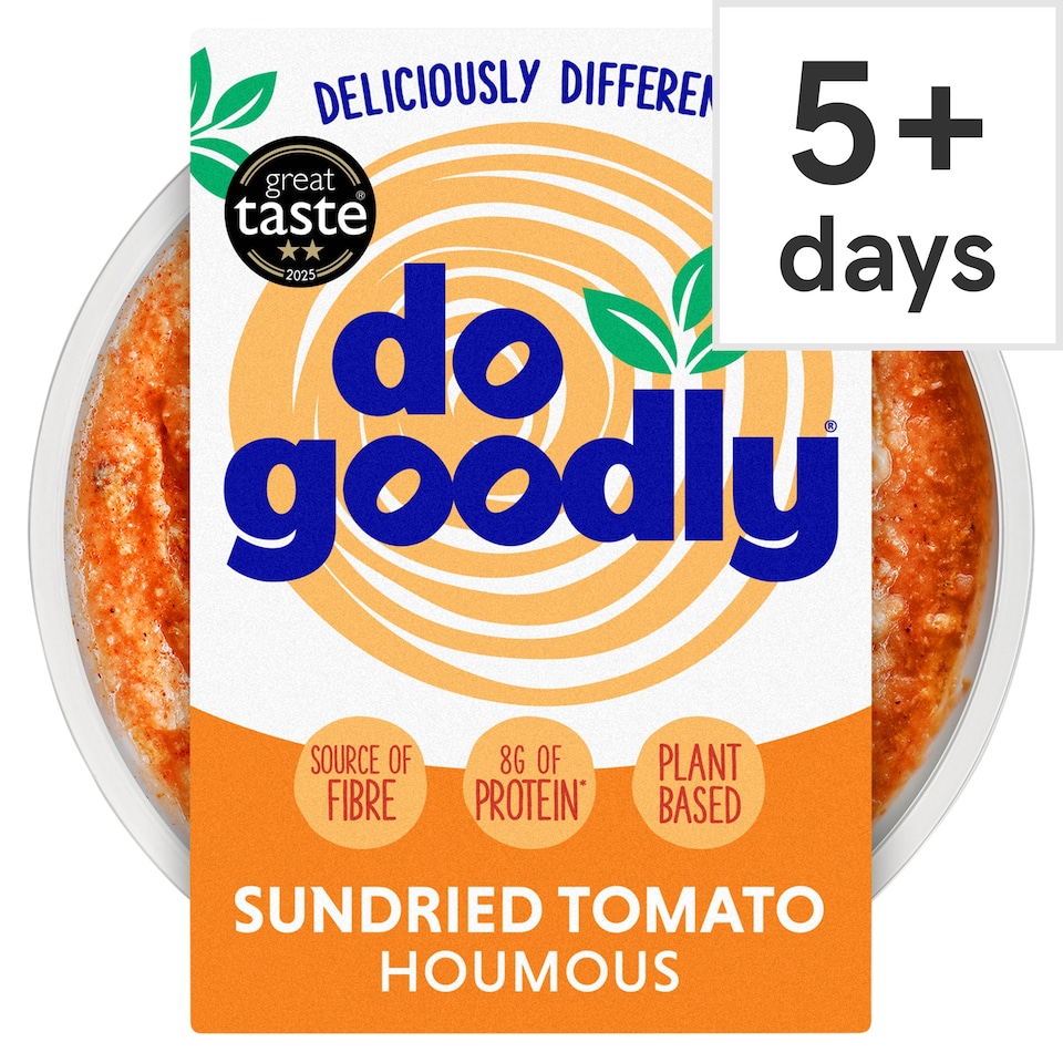 image 1 of Do Goodly Sun Dried Tomato Houmous 150g