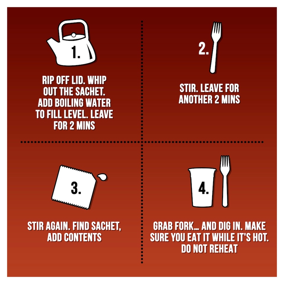 image 1 of Pot Noodle Beef & Tomato Instant Noodles King Pot 114g