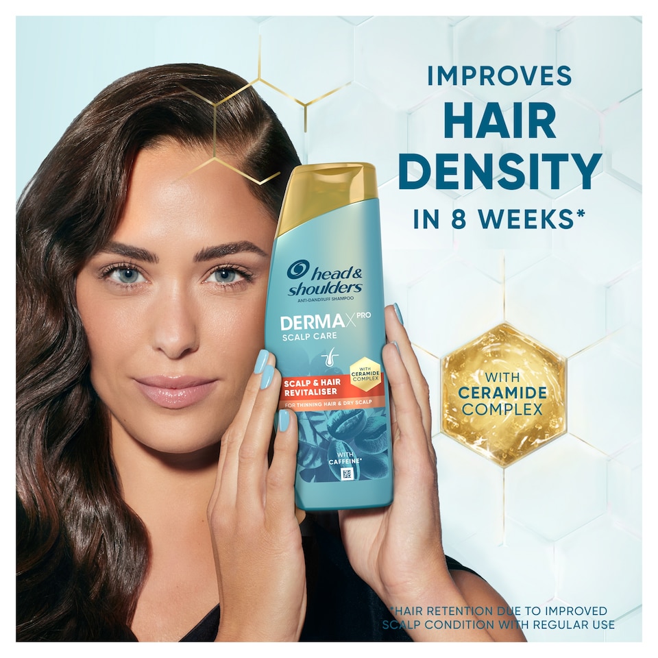 image 1 of Head and Shoulders Derma X Pro Scalp Revitaliser Shampoo 300ml