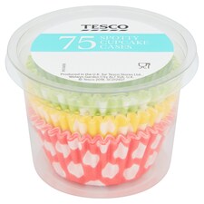Tesco 75 Spotty Cupcake Cases