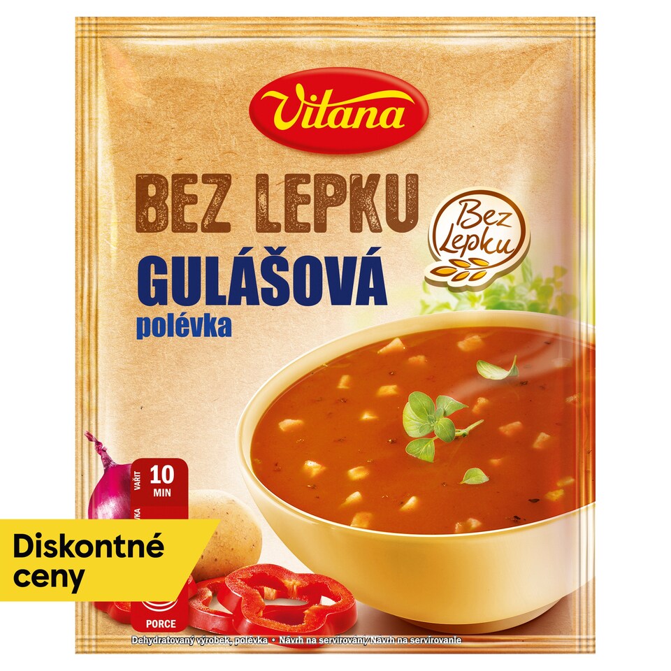 Vitana Bezgluténová gulášová polievka 60 g