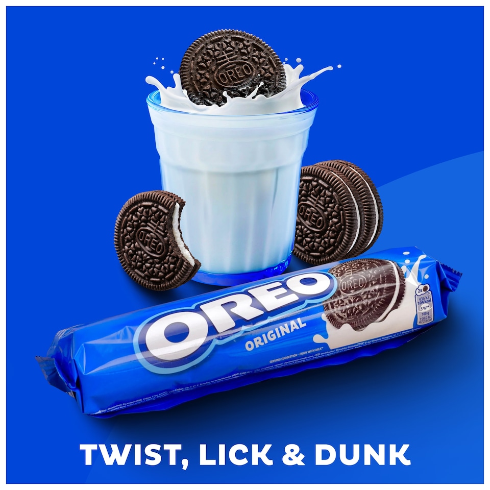 image 1 of Oreo Vanilla Cookie Chocolate Sandwich Biscuits 154G