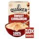 image 1 of Quaker Oat So Simple Sweet Cinnamon Porridge Sachets 10x33g