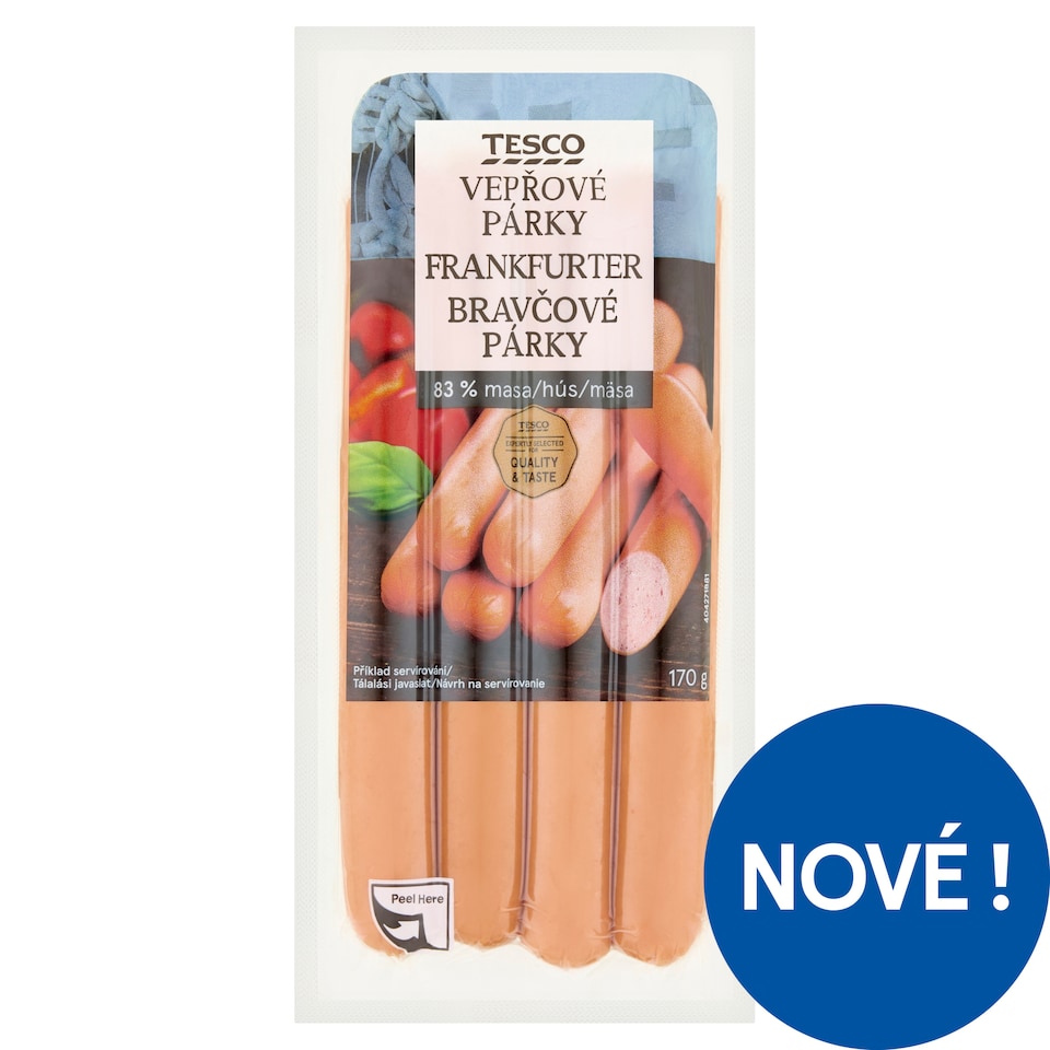 Tesco Pork Sausages 170g