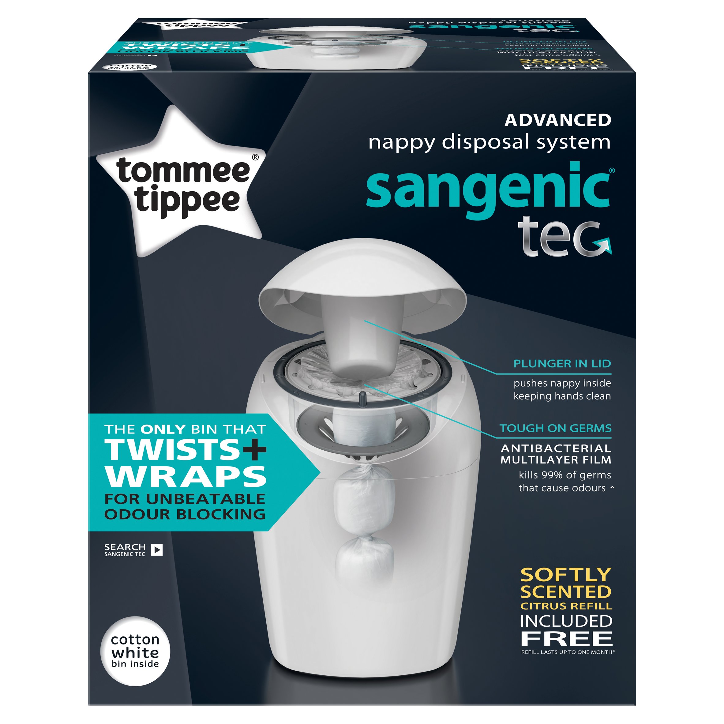 angelcare nappy bin refill cassettes