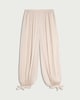 image 4 of F&F Satin Tie Hem Balloon Co-ord Trousers in Pink