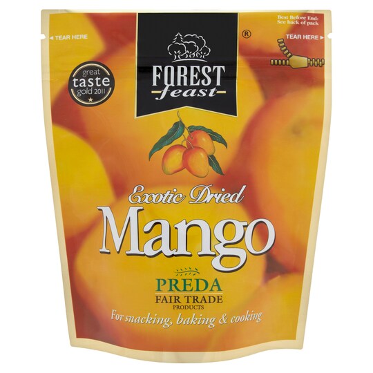 Forest Feast Exotic Dried Mango 130G Tesco Groceries