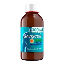 Gaviscon Peppermint Heartburn & Indigestion Relief Liquid 300ml