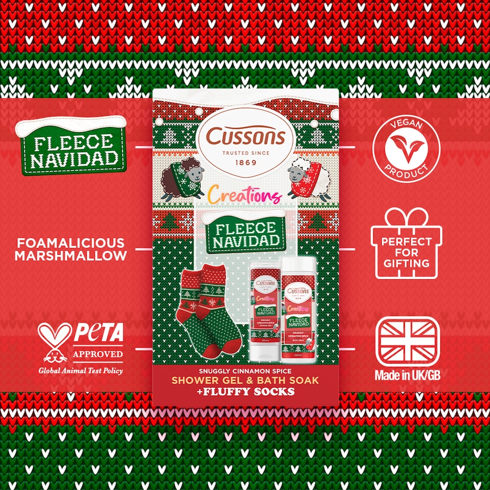 image 1 of Cussons Creations Fleece Navidad Gift Set