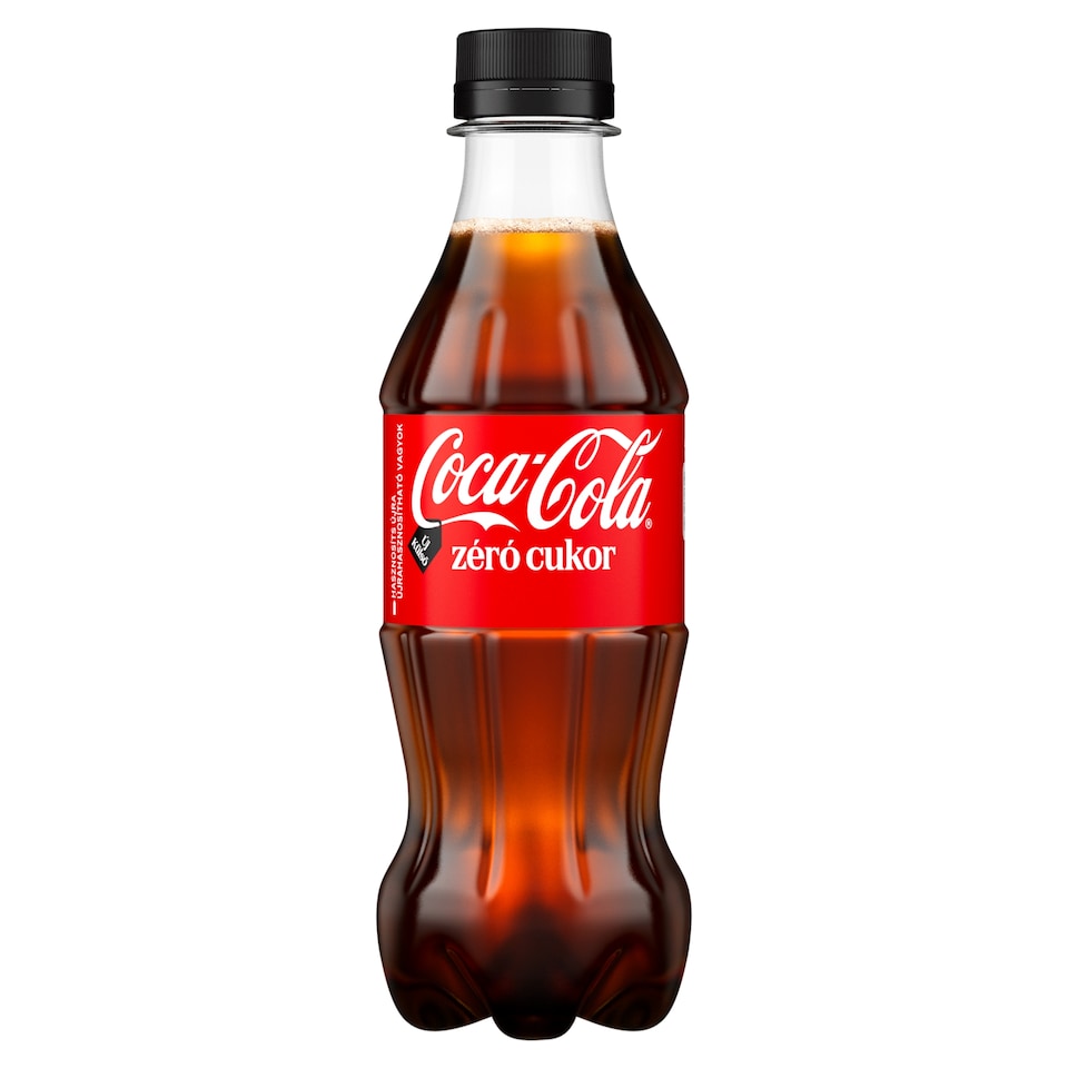 Coca-Cola Zero Sugar Cola-Flavored Calorie-Free Carbonated Soft Drink with Sweeteners 300 ml