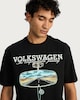 image 1 of VW Volkswagen Pure Cotton The Unforgettable Journey T-Shirt in Black
