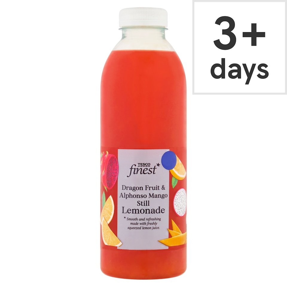 Tesco Finest Dragon fruit & Alphonso Mango Lemonade 750ml