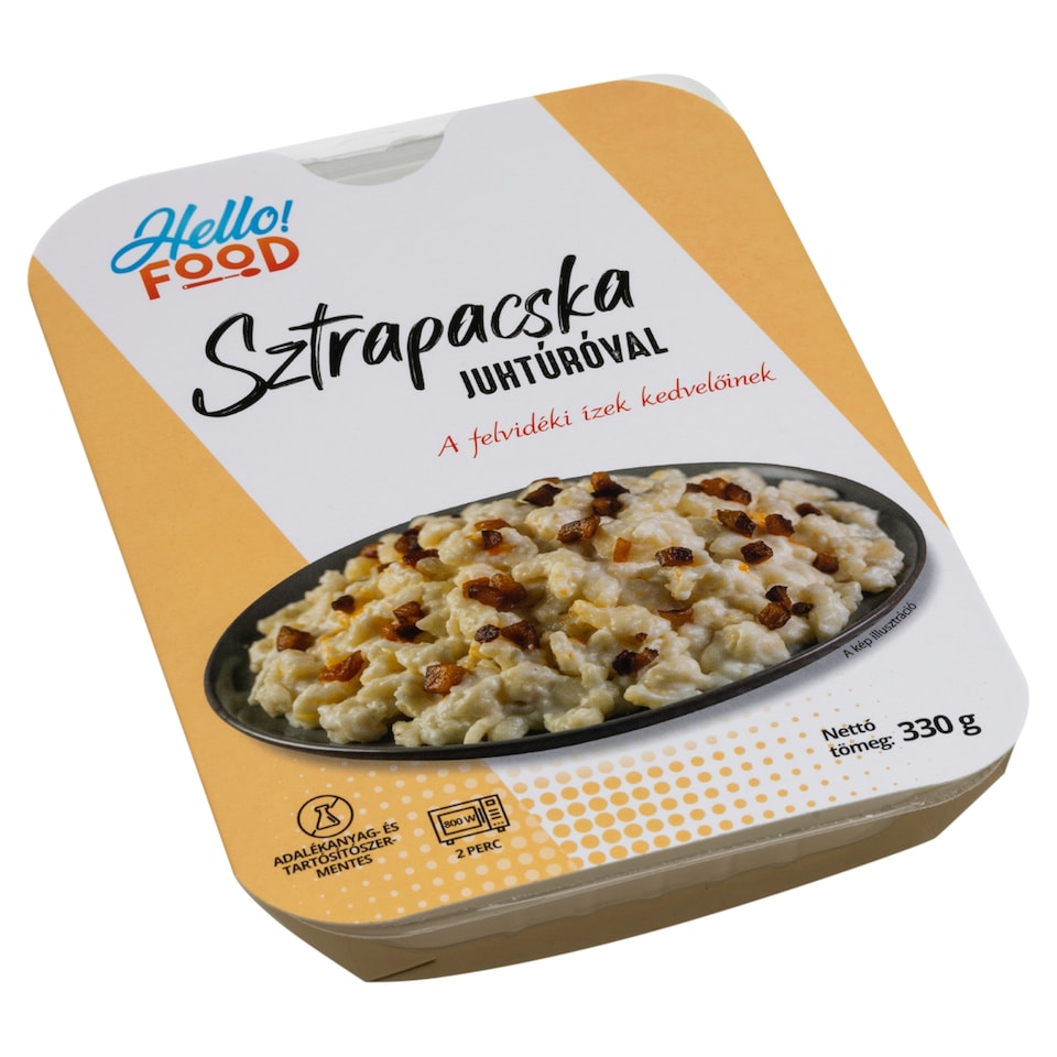 Hello Food sztrapacska juhtúróval 330 g