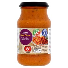 Tesco Free From Red Thai Curry Cooking Sauce 320G
