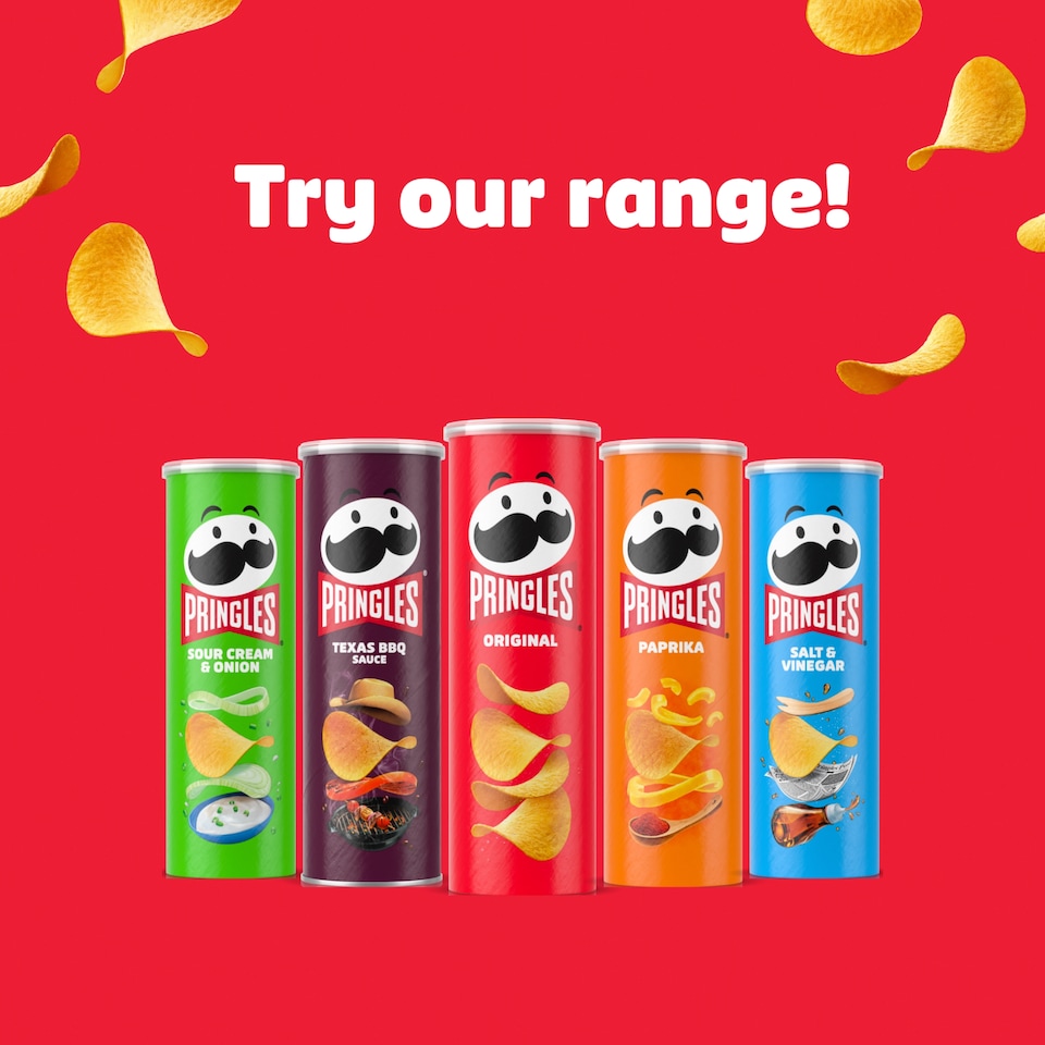 image 1 of Pringles Salt & Vinegar Sharing Crisps 165g