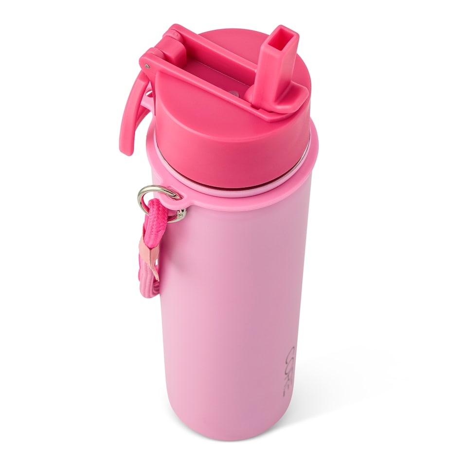 image 1 of Core Kitchen Pink Zeno Metal Drinking Water Bottle 650ml